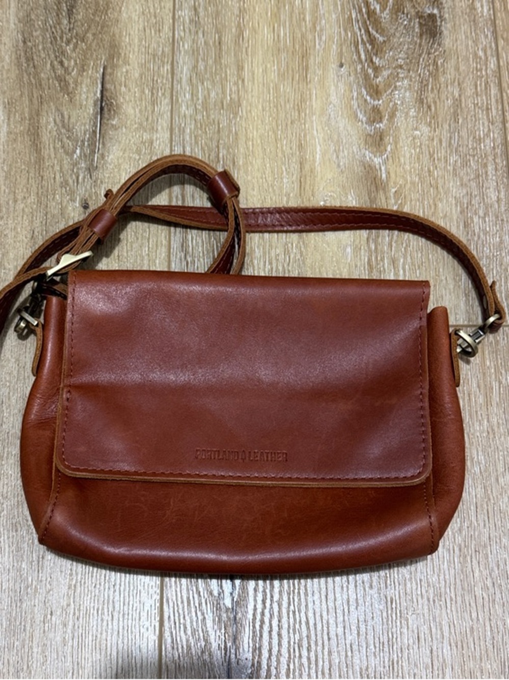 Portland leather metro Crossbody Bag